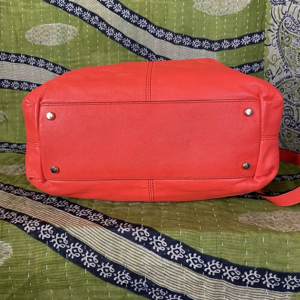 Kate Spade Flame Red Five Points Camille Large Crossbody/ Shoulder Bag